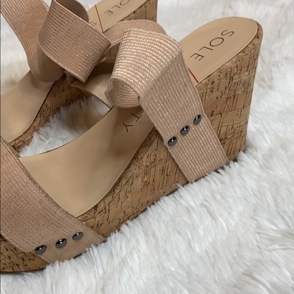 Sole Society Analisa Cork Wedge - Picture 12 of 14